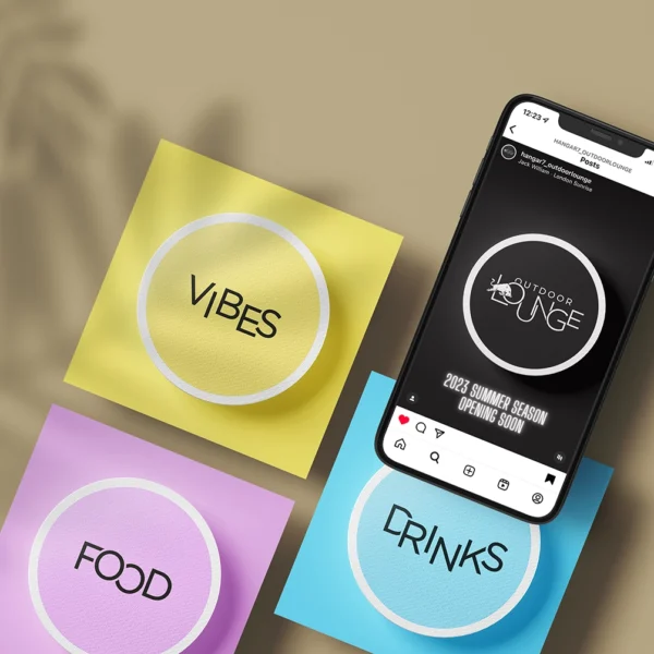 Red Bull Hangar 7 Outdoor Lounge | Logo Development, Social Media Assets